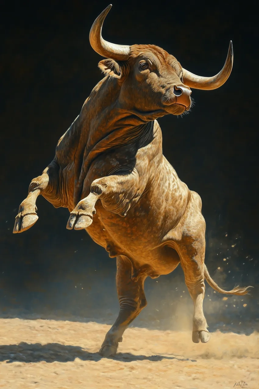 Ảnh bò tót đẹp ghi lại khoảnh khắc hùng dũng