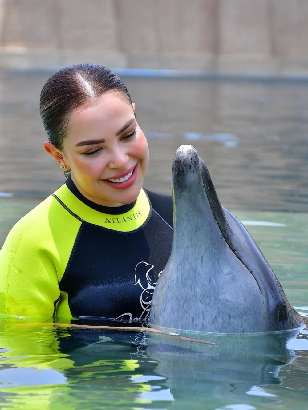 Đàn cá heo nhào lộn nghệ thuật trên sóng biển rì rào