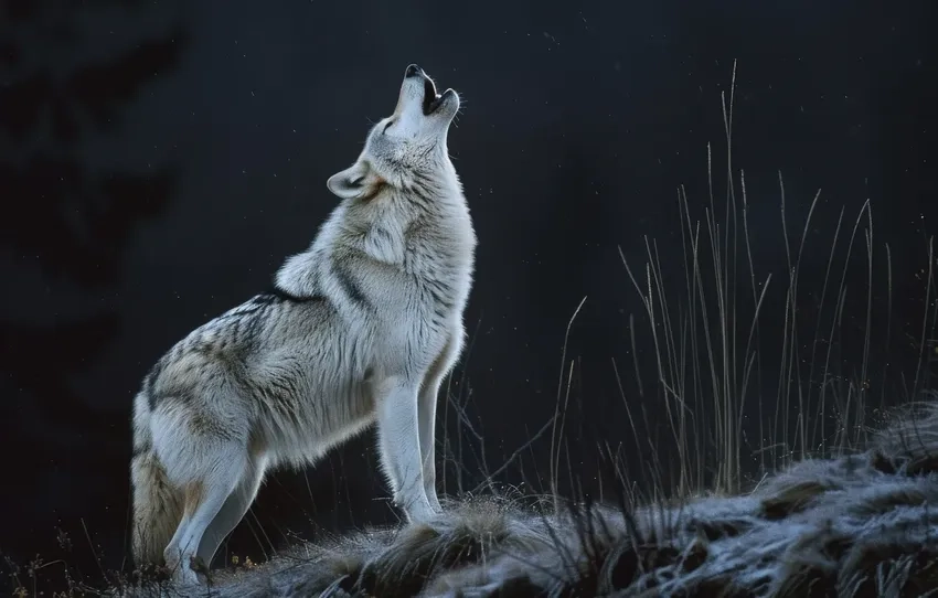 Biểu tượng chó sói hú gợi cảm giác hoang dã