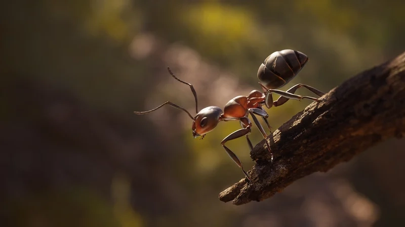 Hòa mình cùng con kiến thiên nhiên sống động