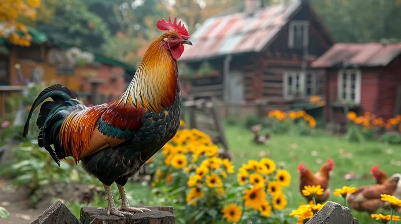 Những hình ảnh gà trống oai vệ