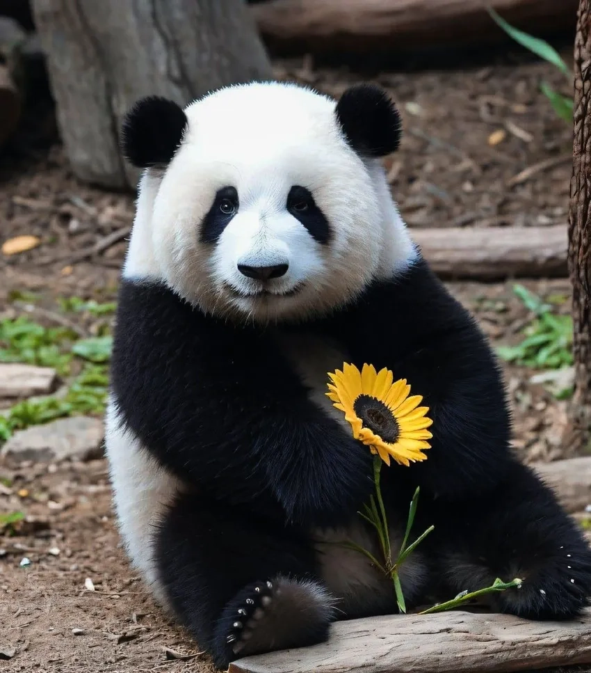 Hình nền gấu trúc panda cute cho điện thoại của bạn