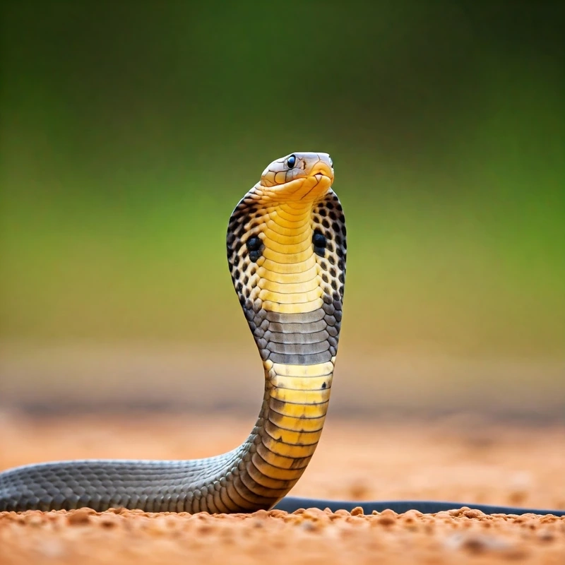 Ngắm rắn hổ mang chúa săn mồi nhanh nhẹn và linh hoạt