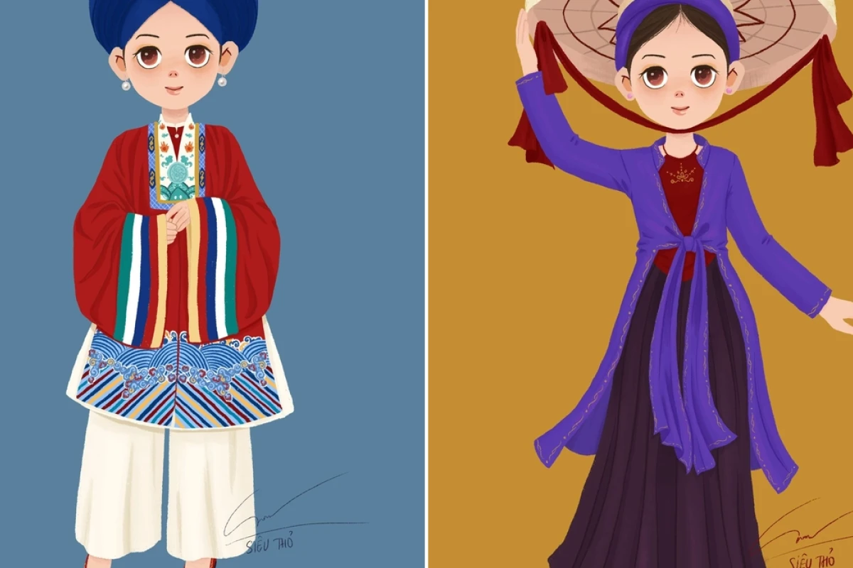 Khám phá những mẫu chibi các trang phục truyền thống đầy ấn tượng năm 2026