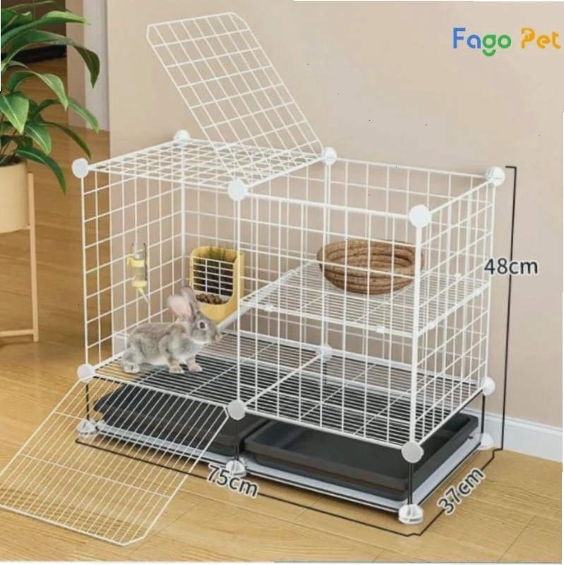 Hoàn thiện chuồng thỏ bằng gỗ trước khi đưa vào sử dụng