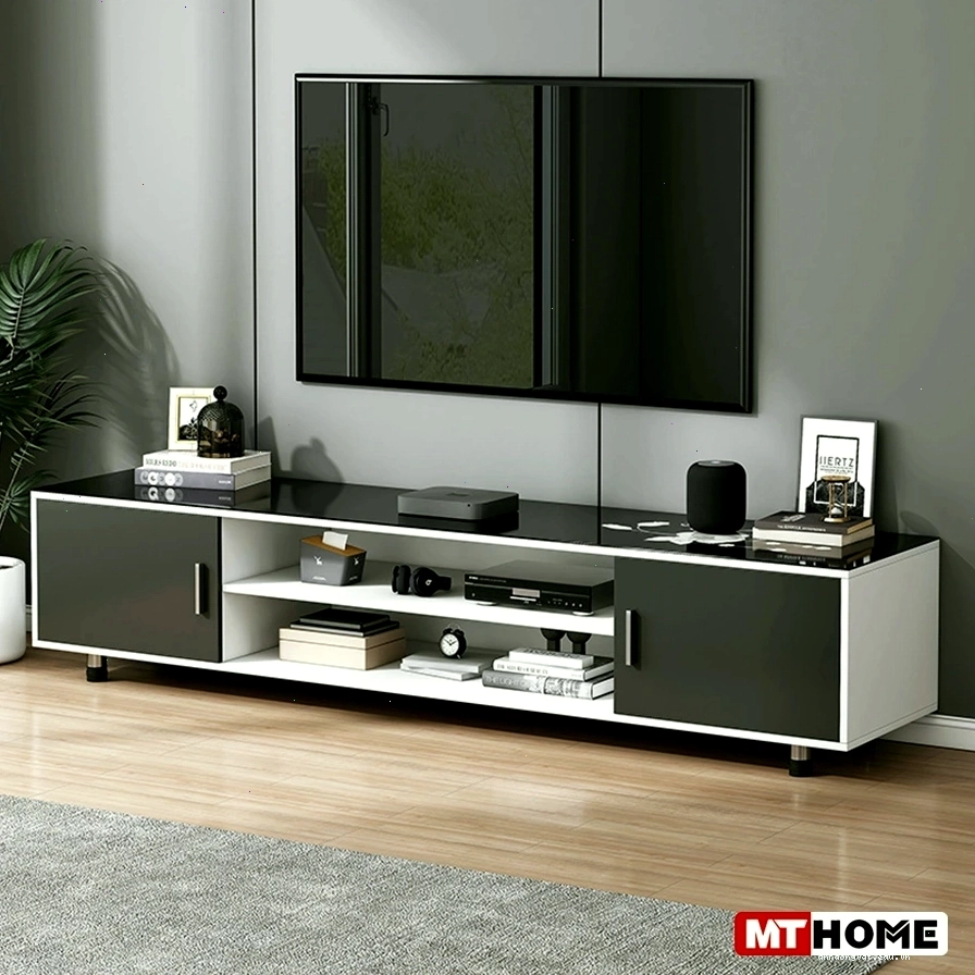 Kệ tivi bằng gỗ mang đến sự ấm áp và thuộc tính Mộc