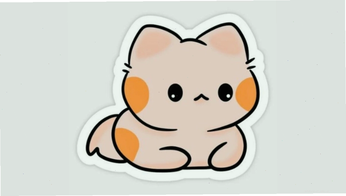 Mèo Chibi đang vui đùa