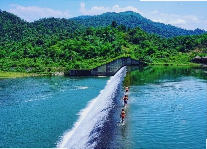Nhà sàn truyền thống của người dân tộc Thái ở Con Cuông