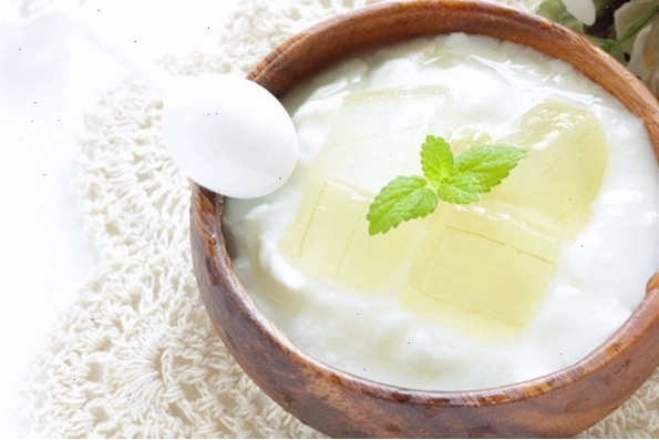Thành phẩm sữa chua nha đam giảm cân hấp dẫn