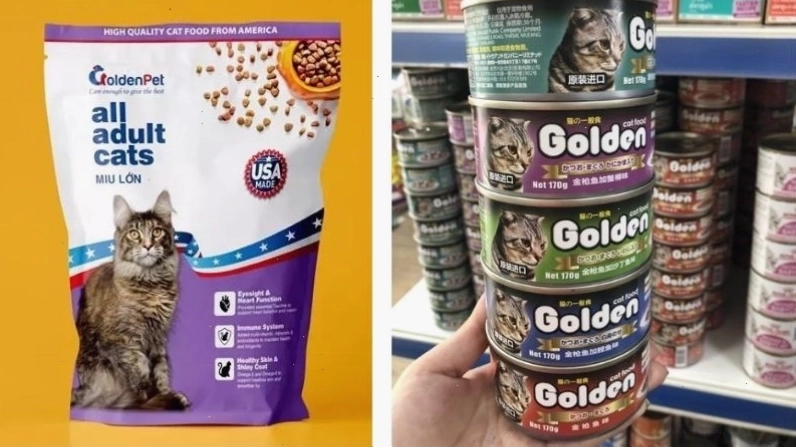 Thức ăn đóng hộp phù hợp cho mèo Golden