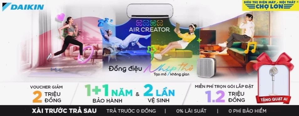 AIR CREATOR - Đồng điệu nhịp thở, tạo mở không gian