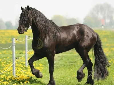 Ngựa Friesian vẻ đẹp "quý tộc" và những điều cần biết