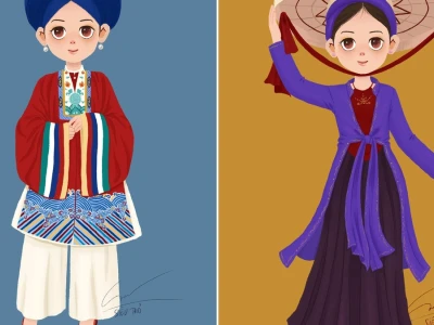 Khám phá những mẫu chibi các trang phục truyền thống đầy ấn tượng năm 2026
